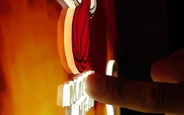 Miami heat light box 2  